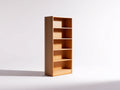Bibliothèque 70 x 35 x 180 cm panneaux effet bois étagères ouvertes bois naturel rangement pour salon et bureau